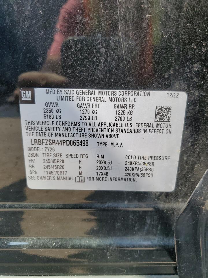 2023 Buick Envision Avenir VIN: LRBFZSR44PD065498 Lot: 66910455