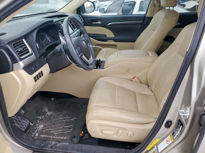  TOYOTA HIGHLANDER 2016 tan