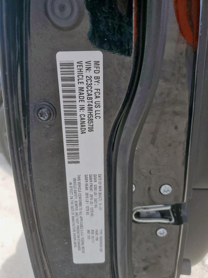 2021 Chrysler 300 S VIN: 2C3CCABT4MH585706 Lot: 69102775