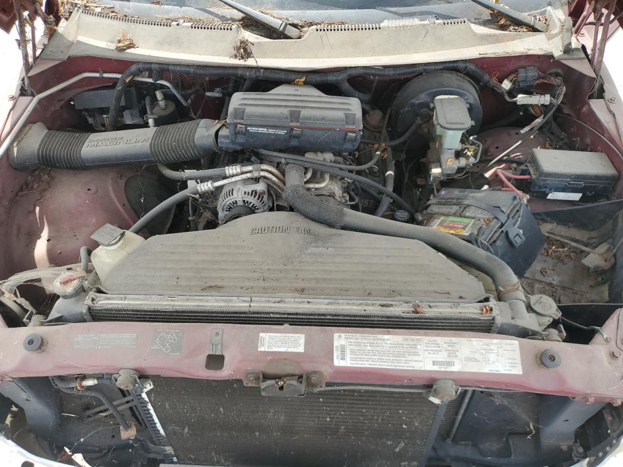 1996 Dodge Ram 1500 VIN: 1B7HC13Z5TJ170895 Lot: 70869055