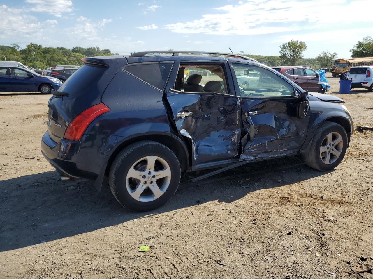 2004 Nissan Murano Sl blue null gas JN8AZ08W94W334019 photo #4