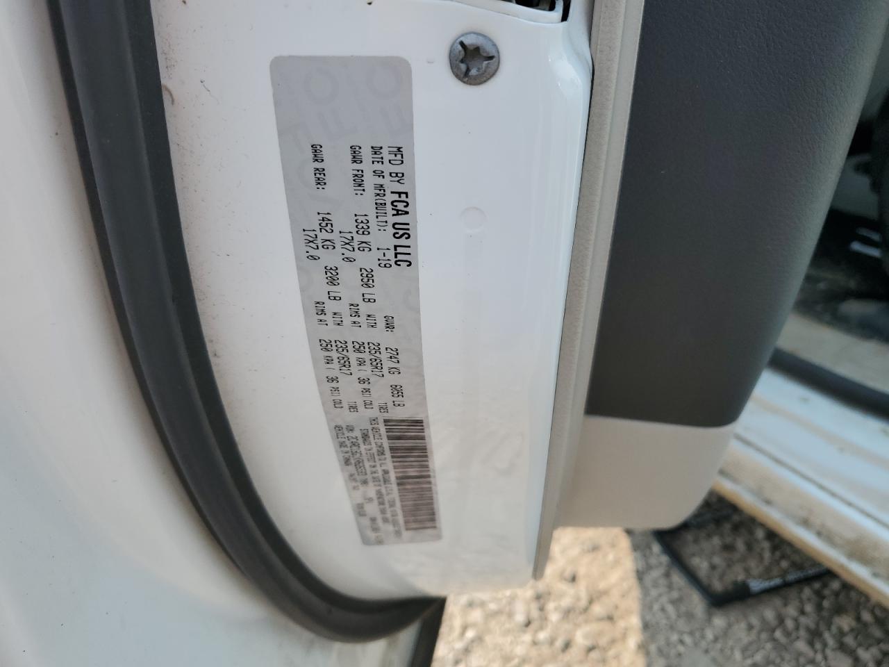 2019 Chrysler Pacifica Touring L VIN: 2C4RC1BG1KR626583 Lot: 66839055