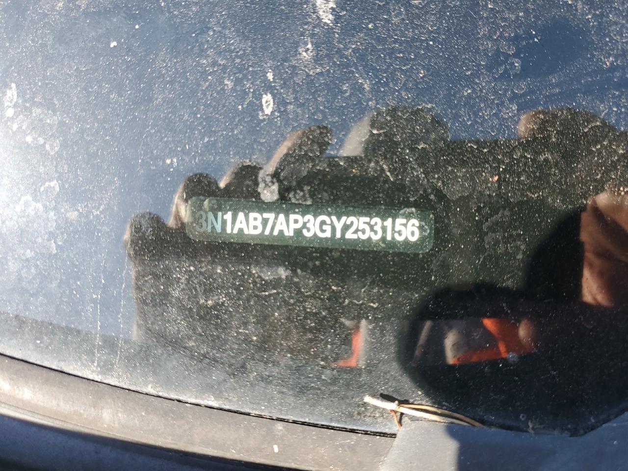 2016 Nissan Sentra S VIN: 3N1AB7AP3GY253156 Lot: 70324045