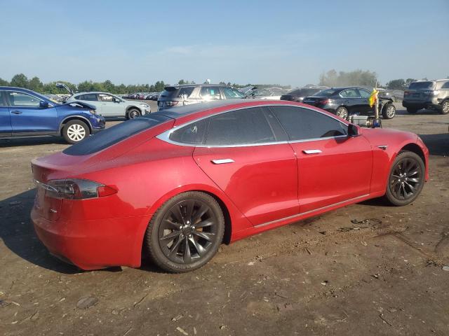  TESLA MODEL S 2017 Czerwony