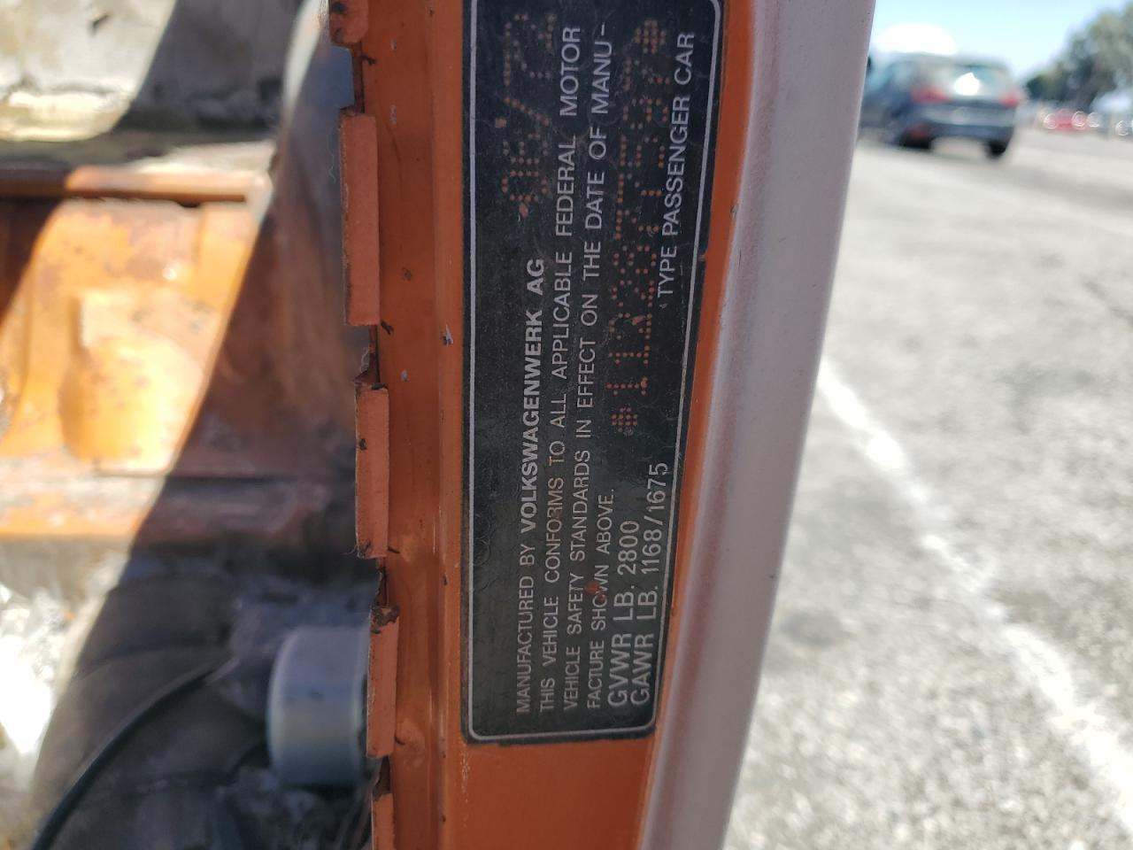 1972 Volkswagen Bug VIN: 1122877597 Lot: 69642395