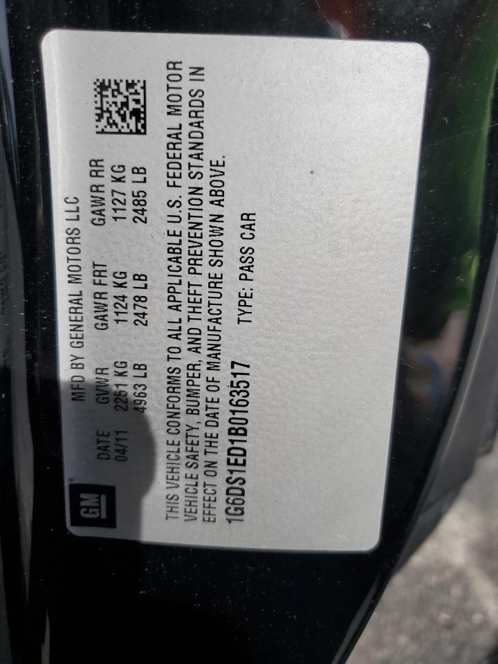 2011 Cadillac Cts Premium Collection VIN: 1G6DS1ED1B0163517 Lot: 70554655