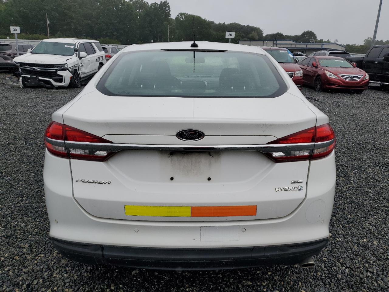 2017 Ford Fusion Se Hybrid VIN: 3FA6P0LU5HR410086 Lot: 56525935