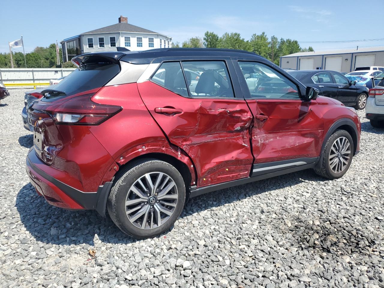 2021 Nissan Kicks Sr red null gas 3N1CP5DV7ML489505 photo #4