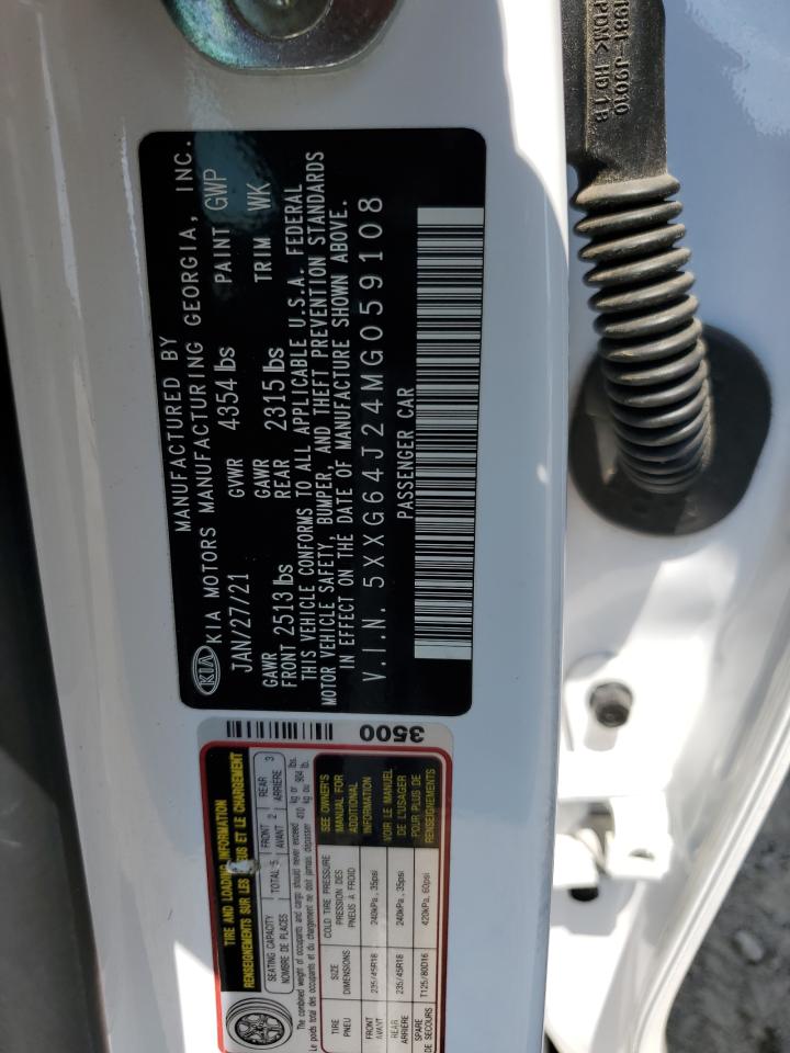 2021 Kia K5 Gt Line VIN: 5XXG64J24MG059108 Lot: 69267655