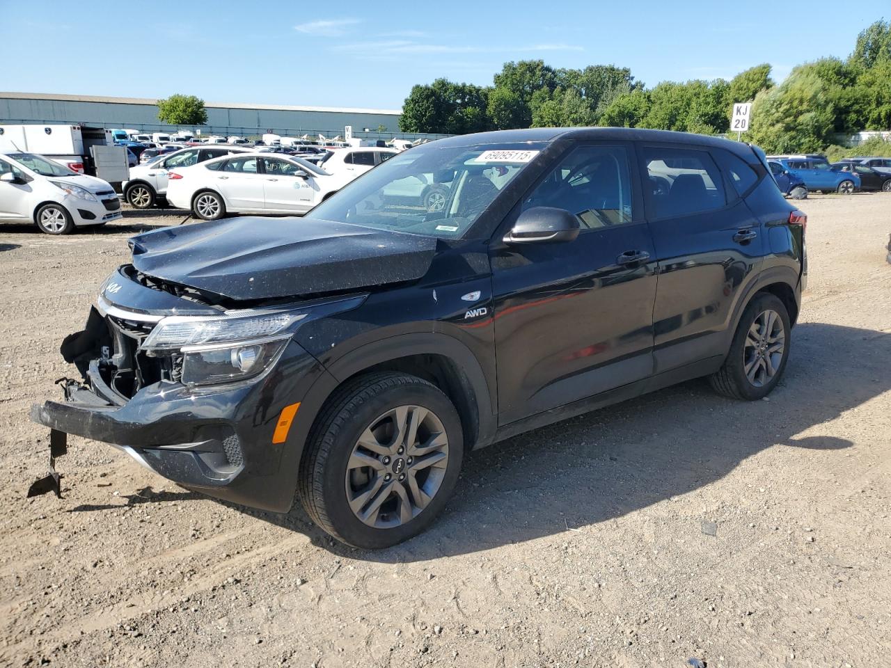 2022 Kia Seltos Lx black null gas KNDEPCAA6N7255714 photo #1