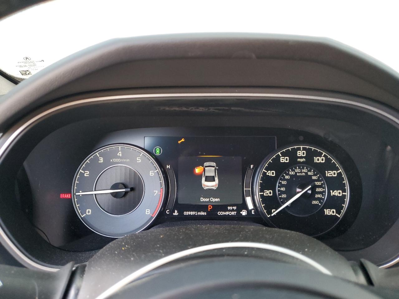 2021 Acura Tlx Advance VIN: 19UUB6F69MA012403 Lot: 66446995