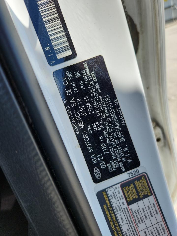 2021 Kia Forte Ex VIN: 3KPF54AD6ME350184 Lot: 67594565