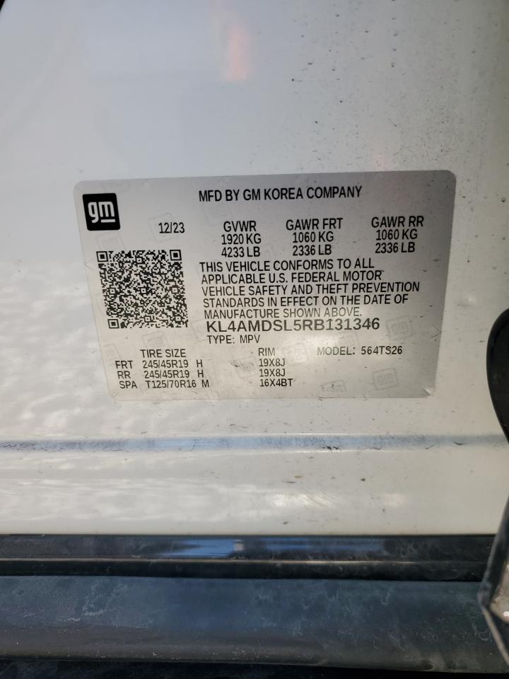 2024 Buick Encore Gx Sport Touring VIN: KL4AMDSL5RB131346 Lot: 68746315