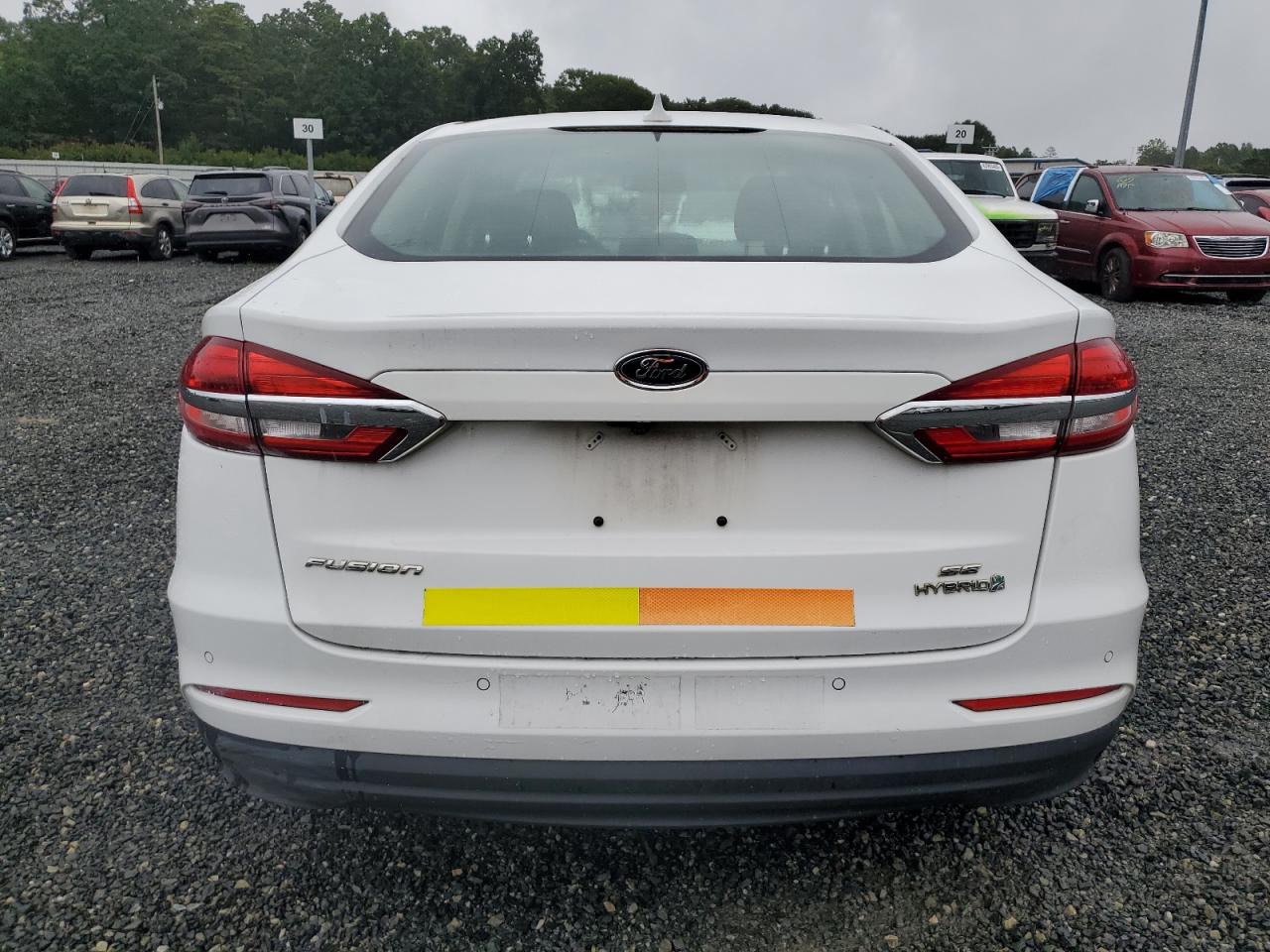 2019 Ford Fusion Se VIN: 3FA6P0LU6KR124786 Lot: 54028235