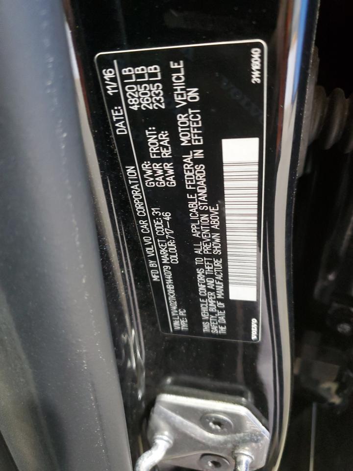 2017 Volvo S60 Premier VIN: LYV402TKXHB144079 Lot: 70536305