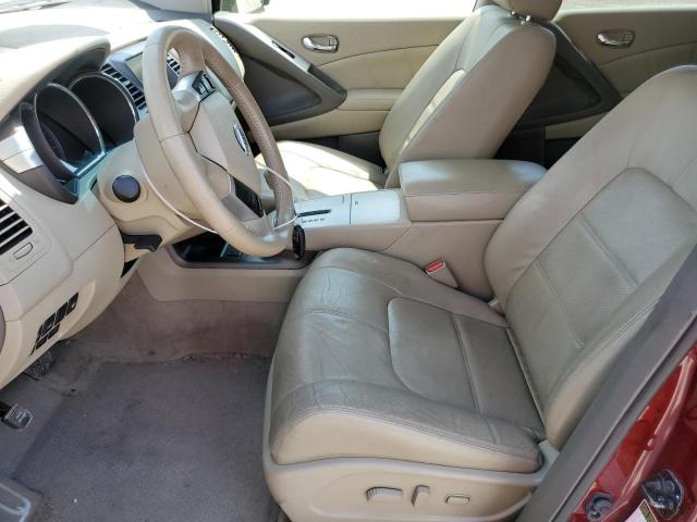  NISSAN MURANO 2012 Maroon