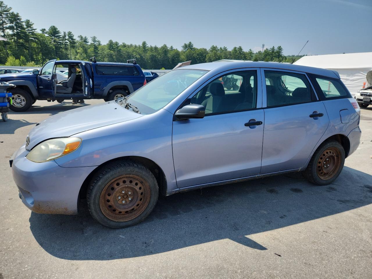 2007 Toyota Corolla Matrix Xr blue null gas 2T1KR32EX7C641262 photo #1