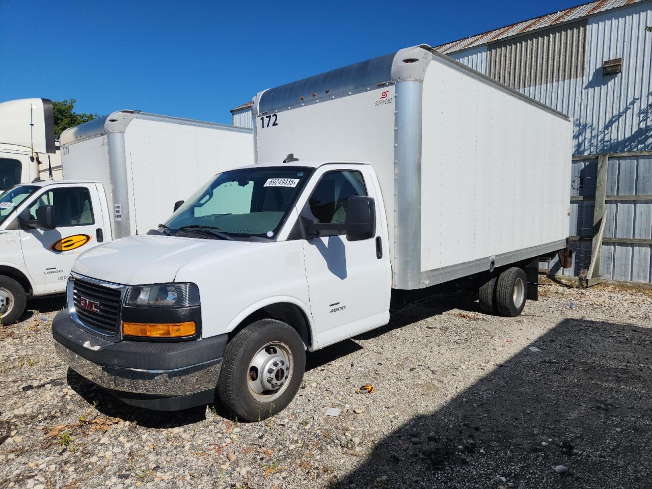 2019 GMC Savana Box Truck white null flexible 7GZ67VCG1KN011934 photo #3