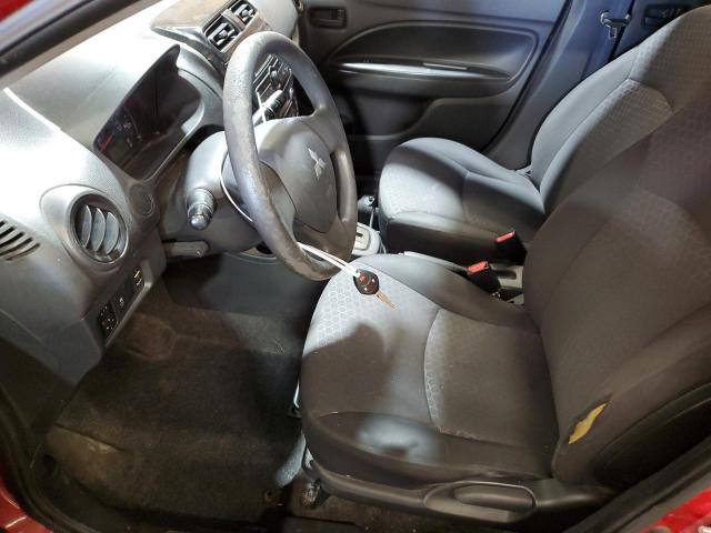  MITSUBISHI MIRAGE 2015 Maroon