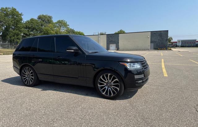 2016 LAND ROVER RANGE ROVER SUPERCHARGED   for sale at Copart ON - TORONTO