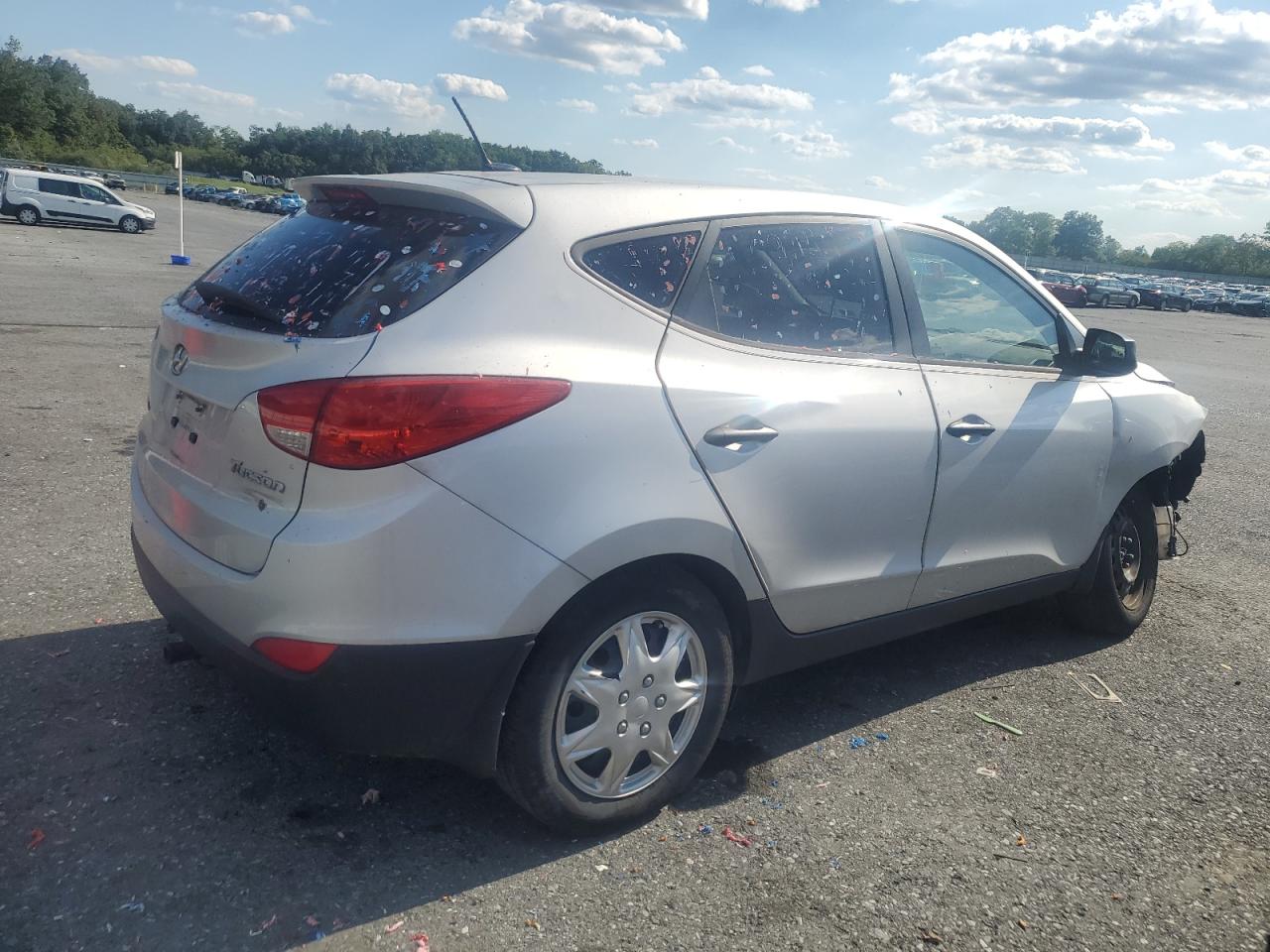 2013 Hyundai Tucson Gl silver null gas KM8JT3AB3DU655387 photo #4