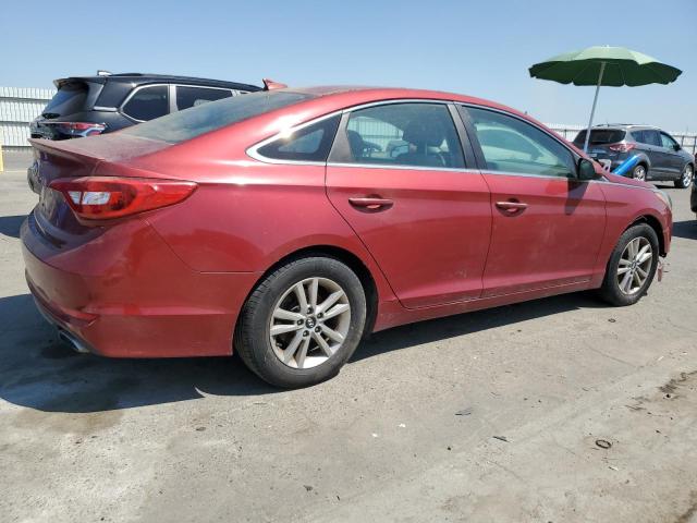  HYUNDAI SONATA 2015 Czerwony