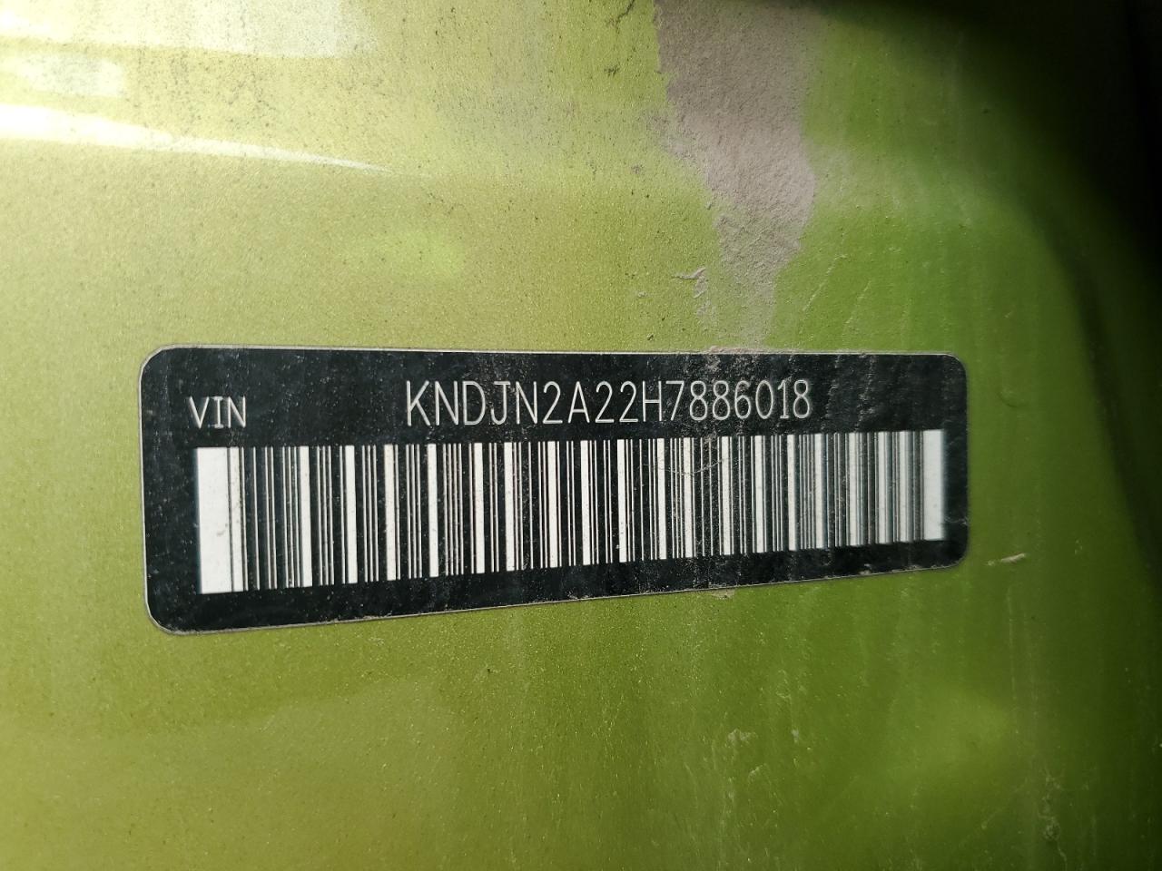 2017 Kia Soul VIN: KNDJN2A22H7886018 Lot: 68138895