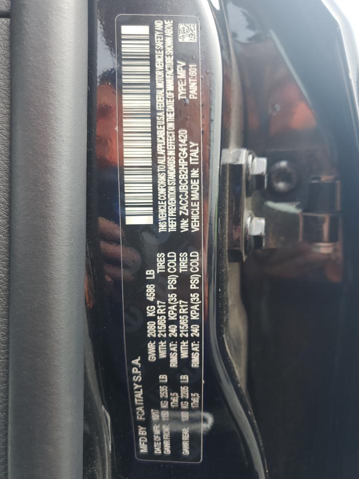 2017 Jeep Renegade Trailhawk VIN: ZACCJBCB2HPG41420 Lot: 67131515