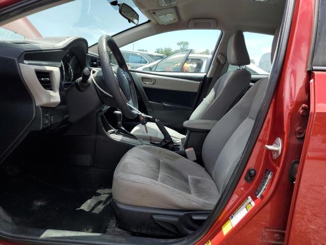  TOYOTA COROLLA 2014 Czerwony