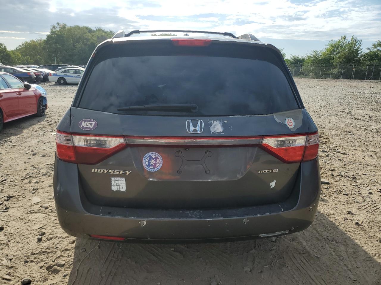 2012 Honda Odyssey Touring VIN: 5FNRL5H93CB137096 Lot: 70963925