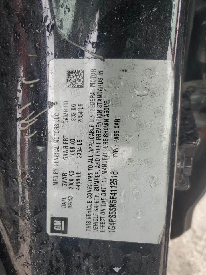 2014 Buick Verano VIN: 1G4PS5SK5E4112518 Lot: 70674355