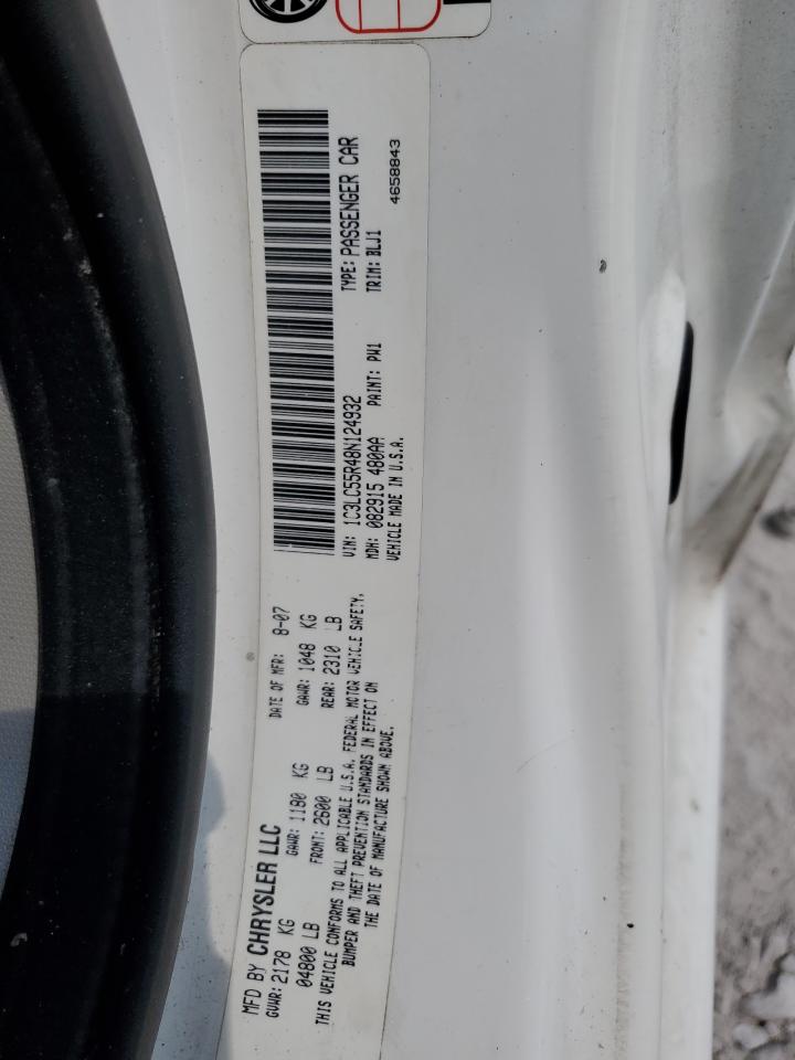 2008 Chrysler Sebring Touring VIN: 1C3LC55R48N124932 Lot: 69380395