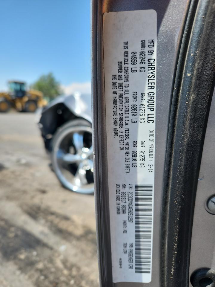 2014 Dodge Challenger Sxt VIN: 2C3CDYAG4EH251297 Lot: 70225655