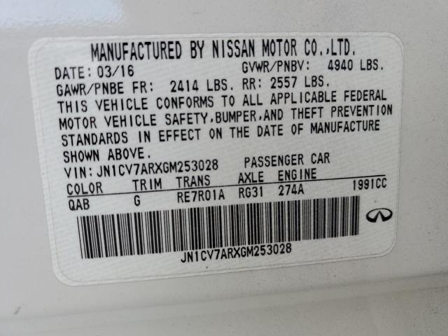 2016 INFINITI Q50 BASE  