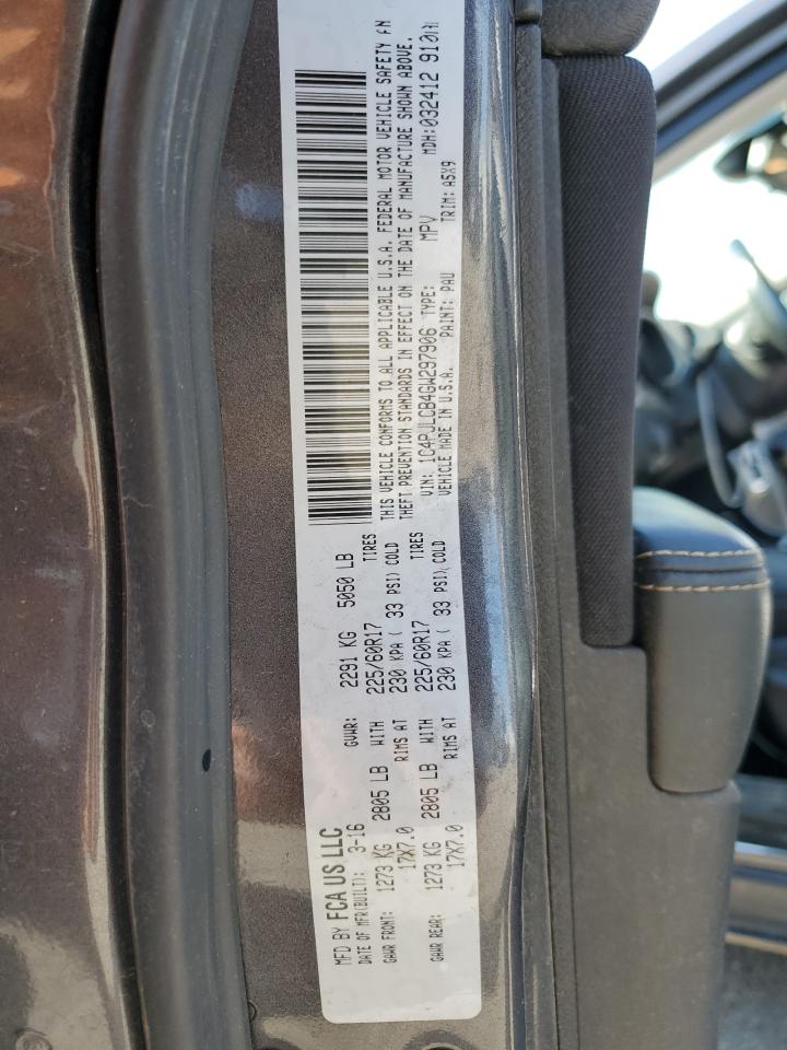 2016 Jeep Cherokee Latitude VIN: 1C4PJLCB4GW297906 Lot: 70565085