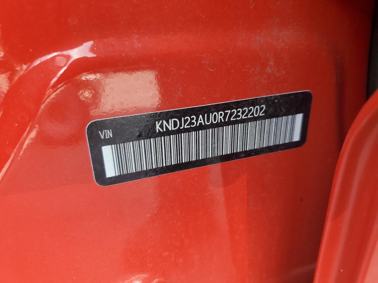 2024 Kia Soul Lx VIN: KNDJ23AU0R7232202 Lot: 69364005