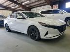 2022 HYUNDAI ELANTRA BLUE   for sale at Copart CT - HARTFORD SPRINGFIELD