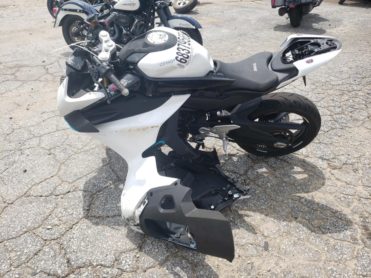 2024 Cf Moto 450Ss white null gas LCEPESLA1R6029890 photo #4