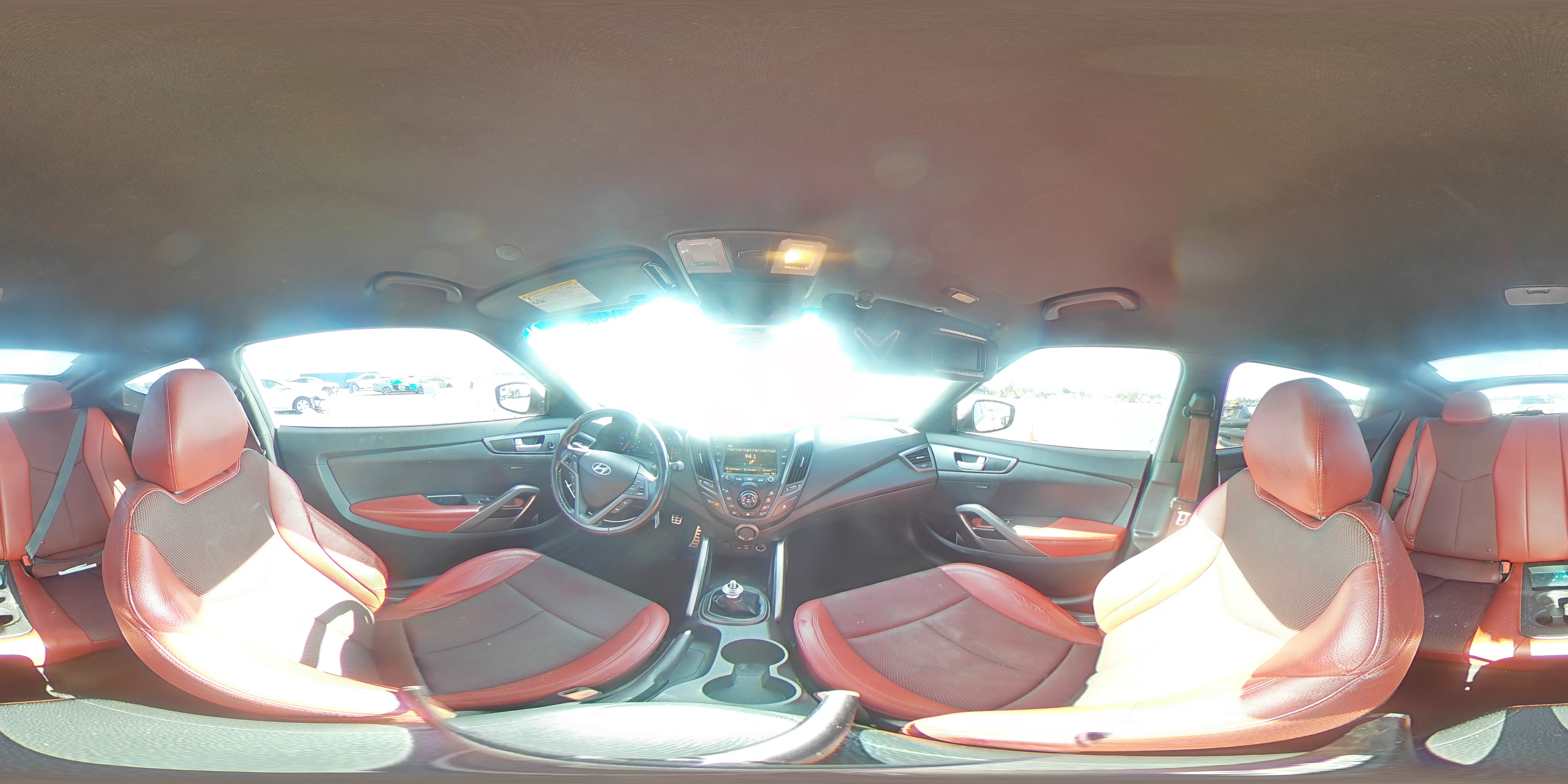 2016 Hyundai Veloster Turbo VIN: KMHTC6AEXGU287735 Lot: 67090275