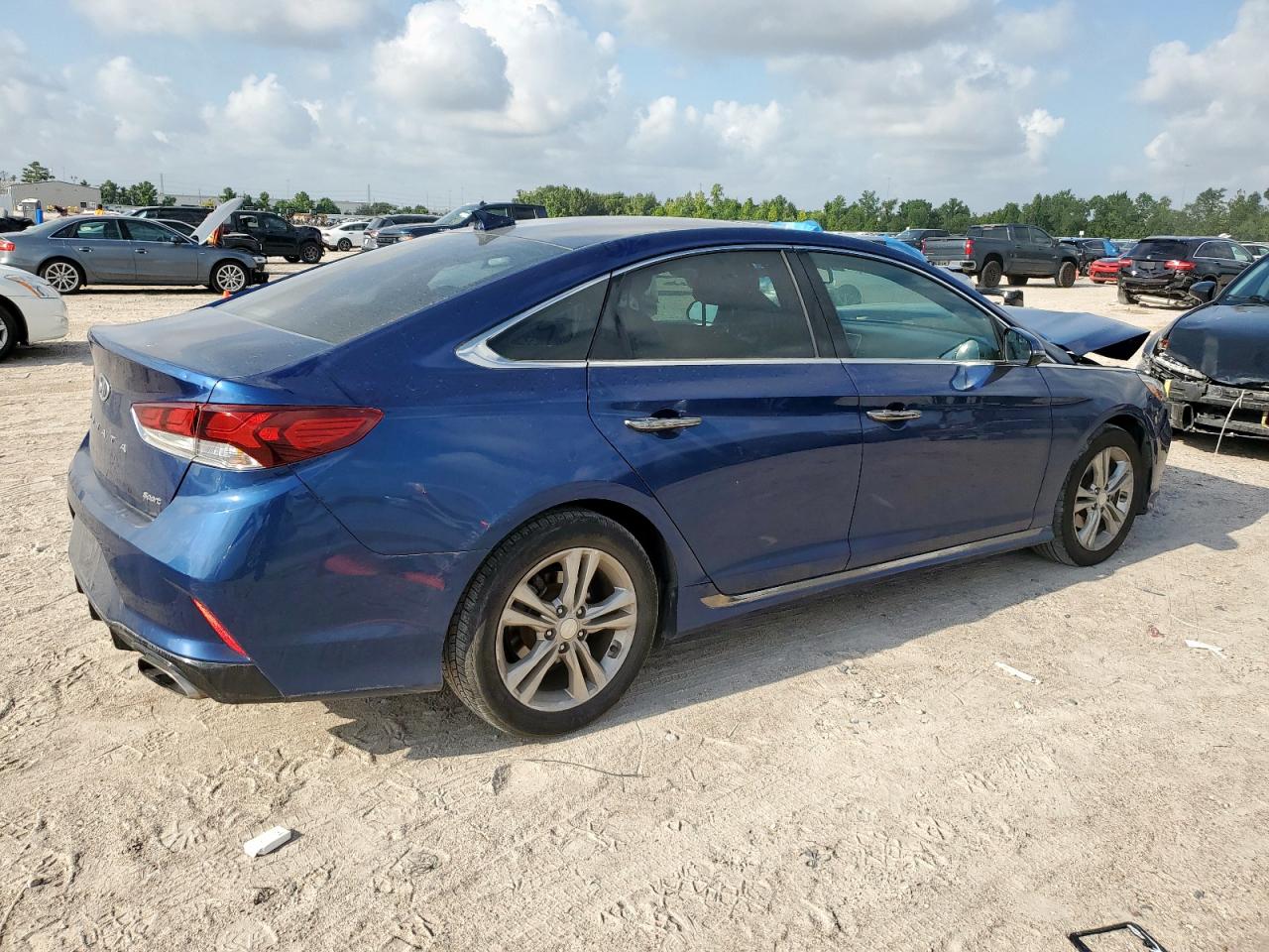2018 Hyundai Sonata Sport blue null gas 5NPE34AF8JH650268 photo #4