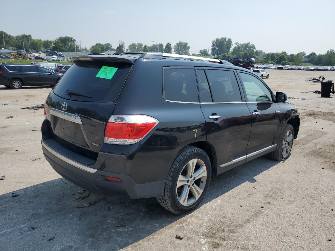 2011 Toyota Highlander Limited black suv gas 5TDDK3EH0BS080539 photo #4