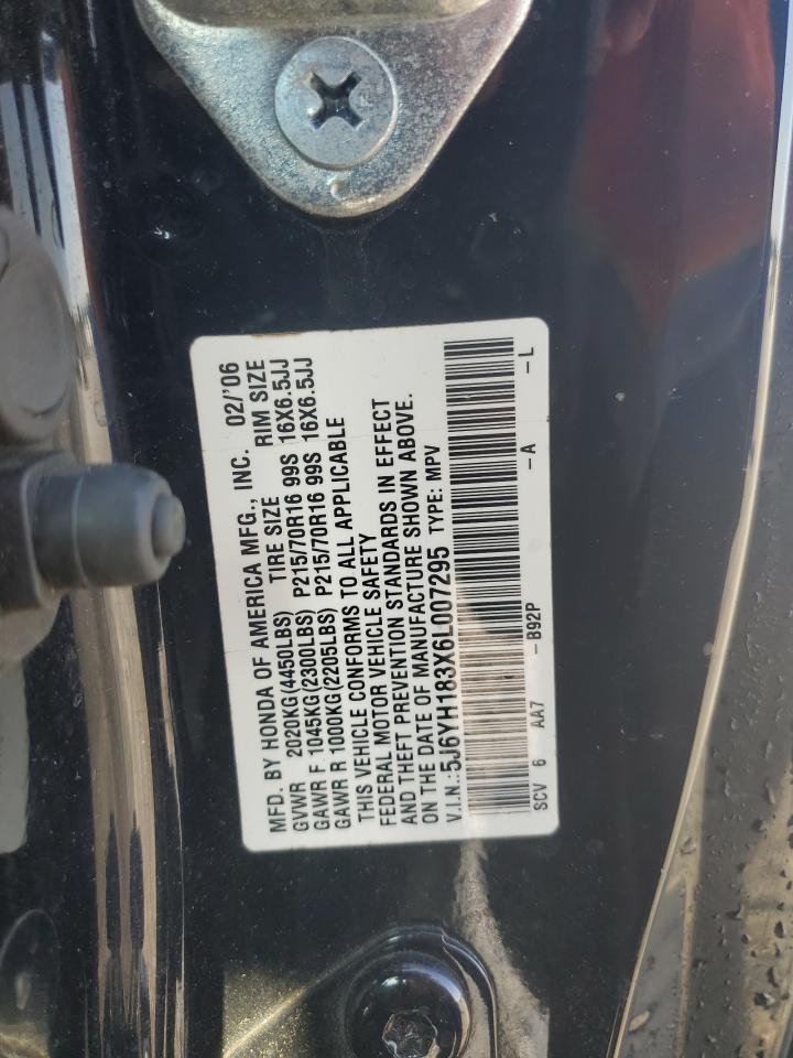 2006 Honda Element Lx VIN: 5J6YH183X6L007295 Lot: 70271855