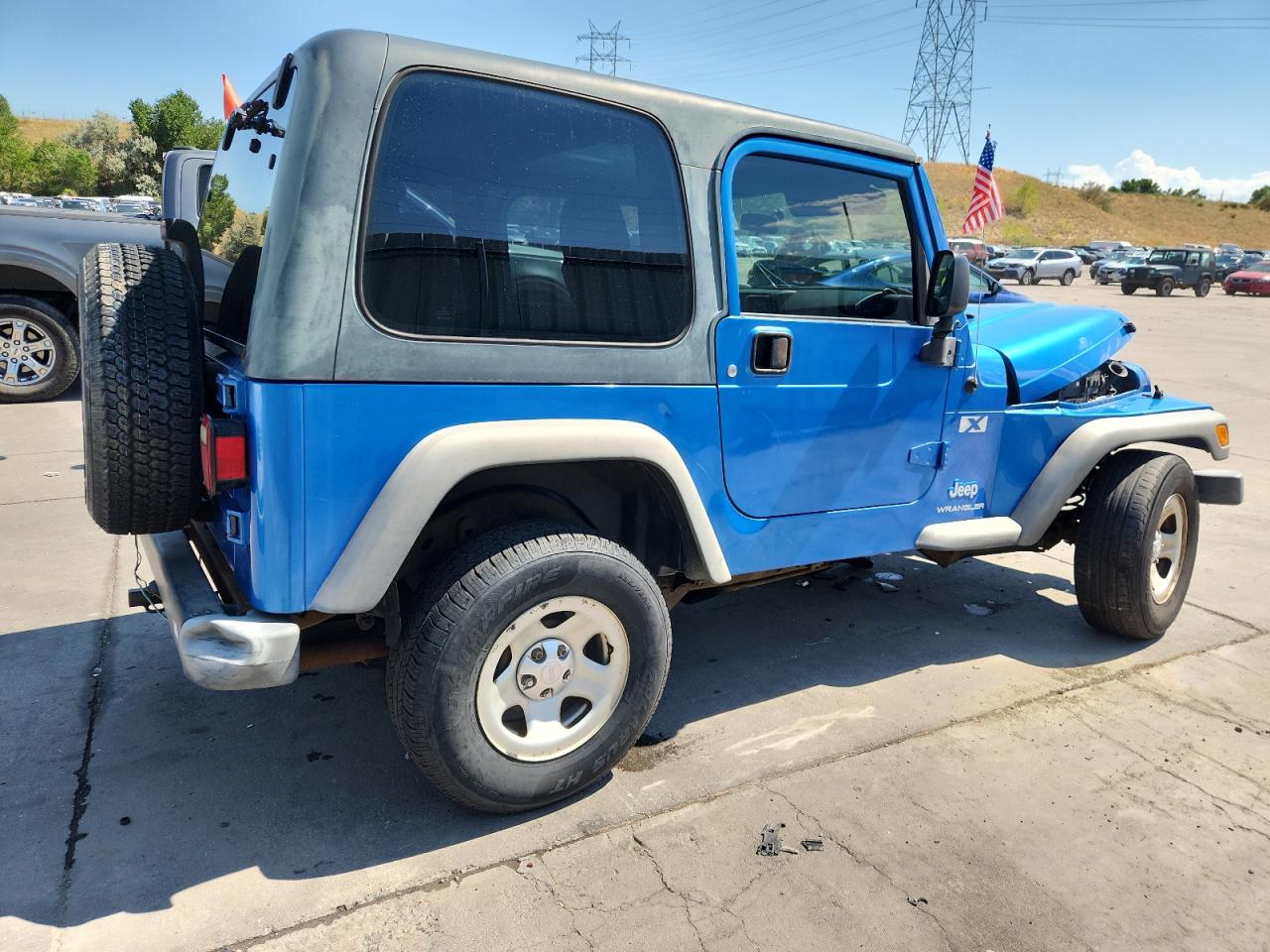 2003 Jeep Wrangler Commando blue null gas 1J4FA39S43P325463 photo #4