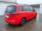 2012 VAUXHALL ZAFIRA TOURER EXCLUSIV 1.8I EXCLUSIV 5DR for sale at Copart WHITBURN