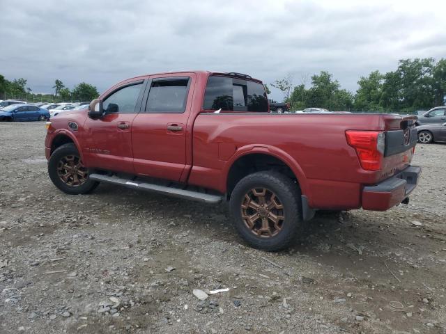 Pickups NISSAN TITAN 2016 Red