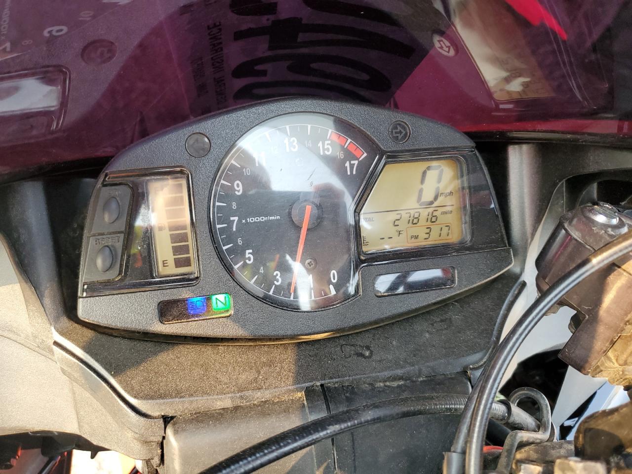 2008 Honda Cbr600 Rr VIN: JH2PC40408M103043 Lot: 70949305