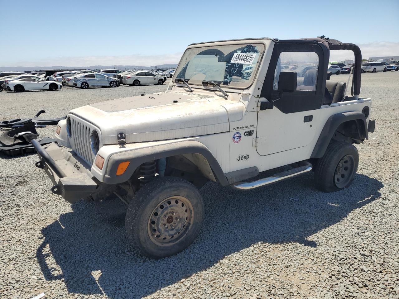 1997 Jeep Wrangler / Tj Se white null gas 1J4FY29P2VP494787 photo #1