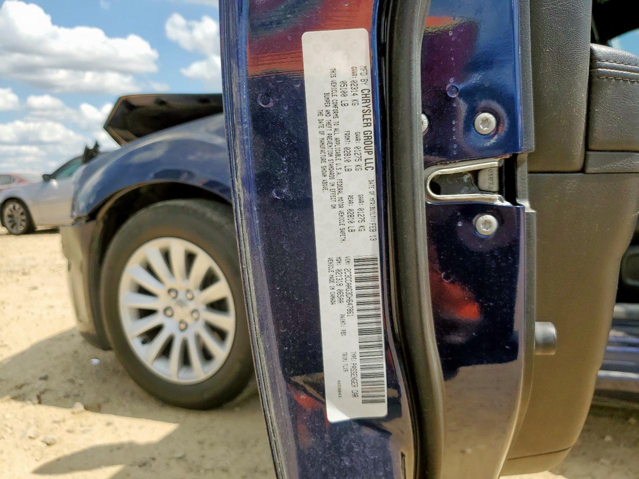 2013 Chrysler 300 VIN: 2C3CCAAG3DH647861 Lot: 67792215