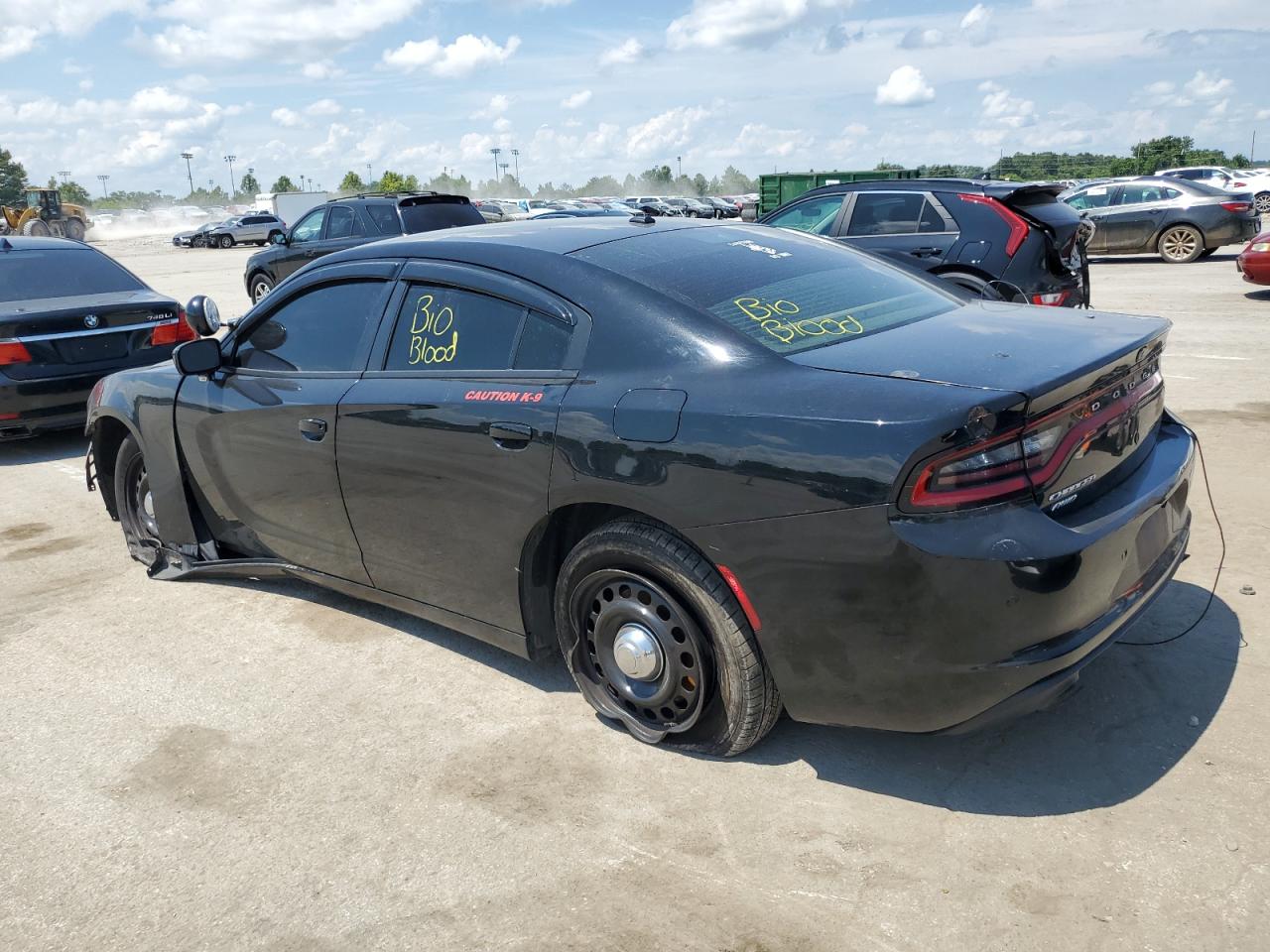 2018 Dodge Charger Police black null gas 2C3CDXKT2JH295430 photo #3