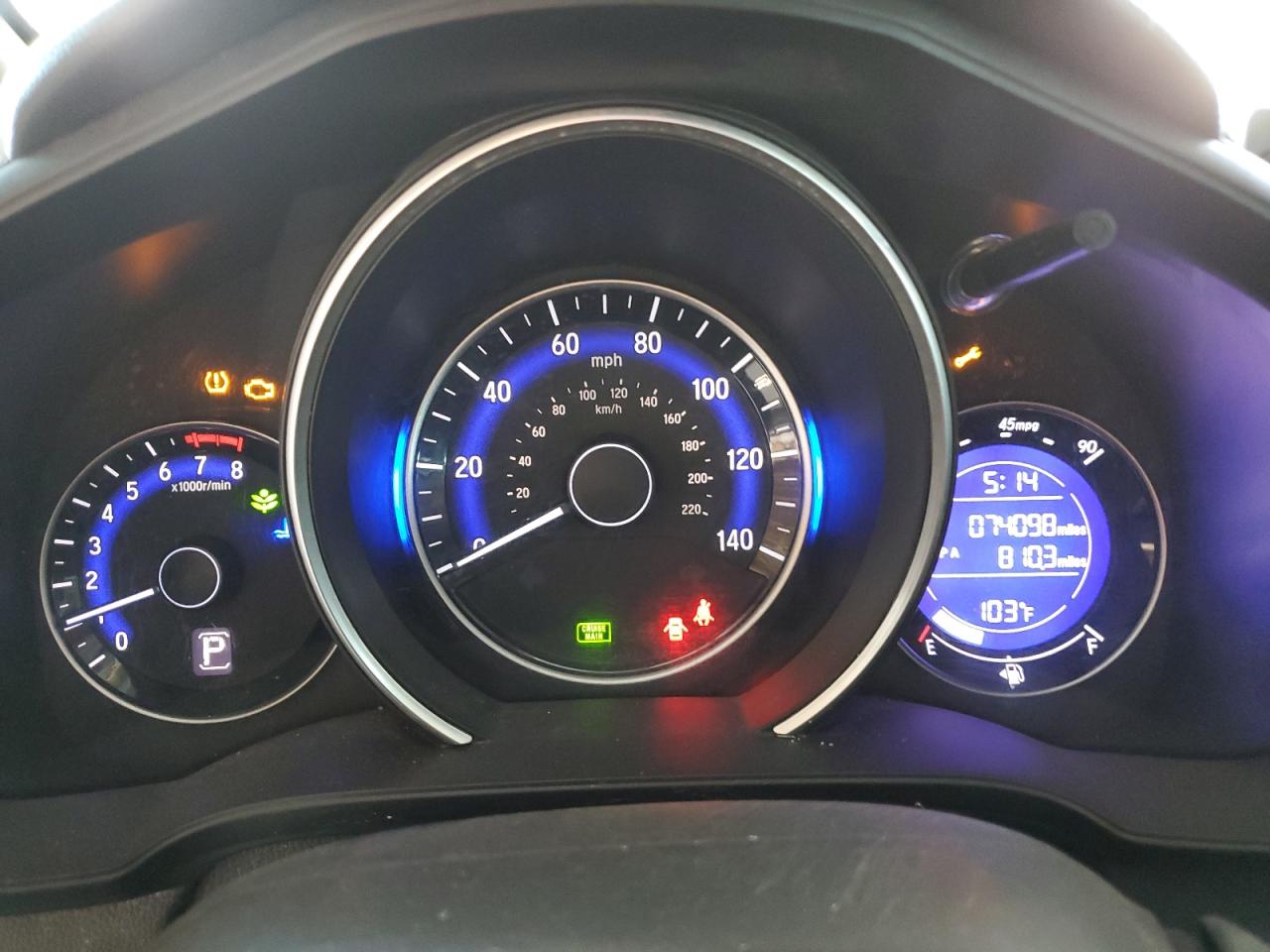 2019 Honda Fit Lx VIN: 3HGGK5H43KM705423 Lot: 68783445